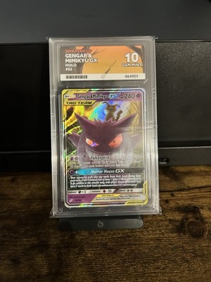 Pokemon Karte Gengar Mimikyu GX RR 038 095 Ultra Rare 2 Tage