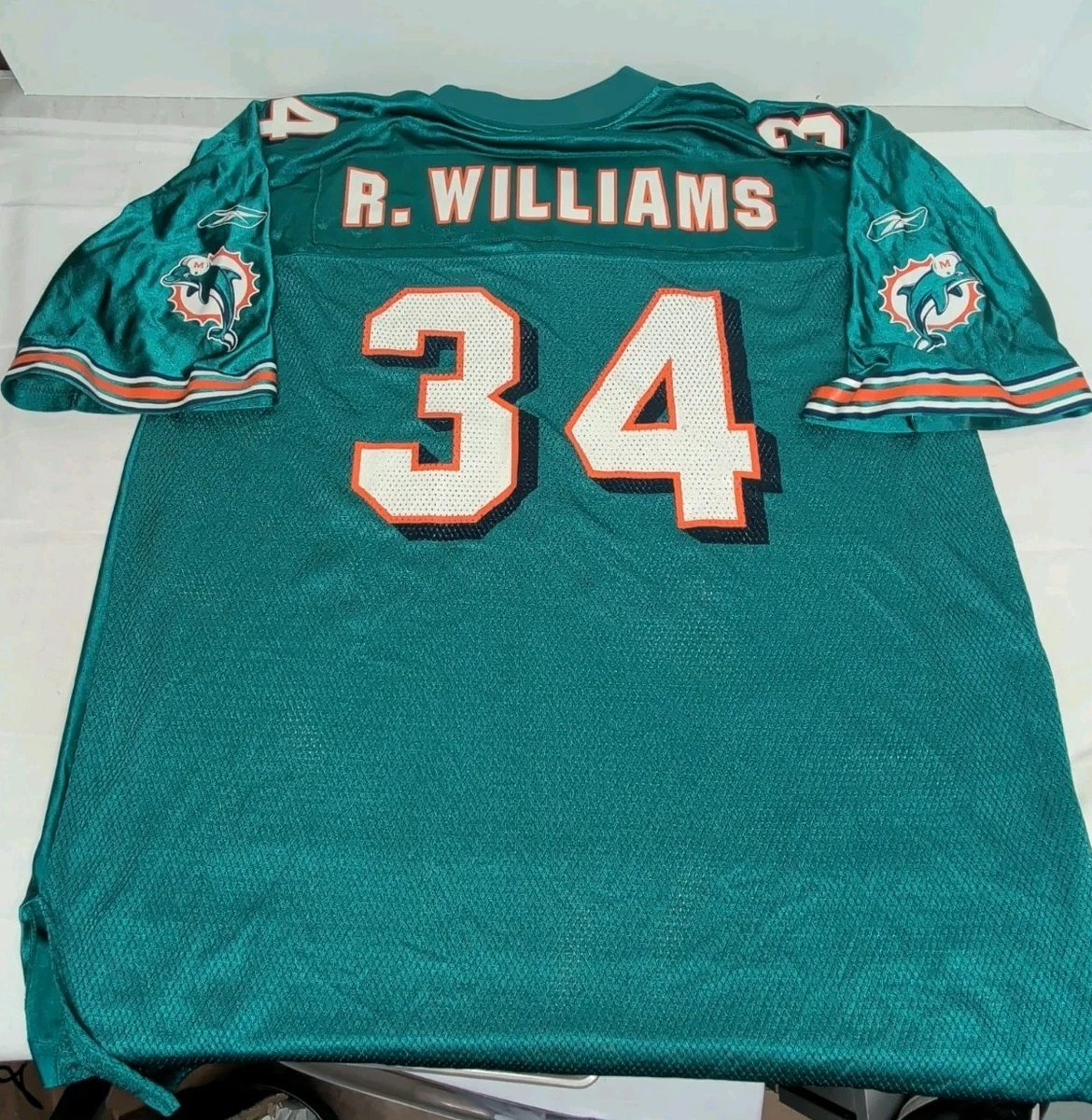 Reebok Ricky Williams Miami Dolphins NFL Fan Apparel & Souvenirs