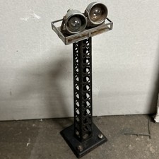 Marx O Gauge Metal Floodlight / Searchlight Tower 416 Post War - NEEDS WIRING