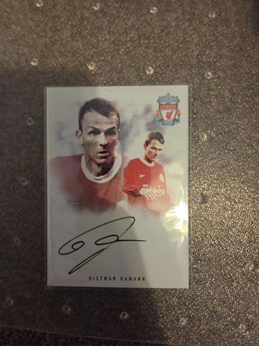 Futera 2025 Liverpool Dietmar Hamann on card auto 1/5