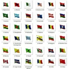 National Flag Metal Lapel Pin Brooch All over the World USA UK Canada Mexico