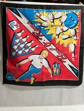 Bowling Bandana Neck Head Scarf "Bowl-O-Rama" Made in USA RN164463 Springs