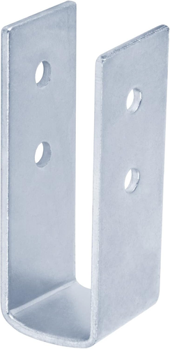 4 Pcs 4 Hole Long U-Shape Bracket, 1-1/4" Inner Wide, 4-5/8" High, U-Channel Fas - Picture 3 of 12