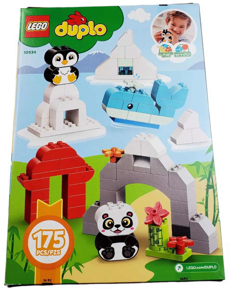 LEGO DUPLO Classic Creative Animals 10934 Building Toy Set (175 Pieces)