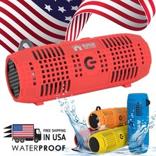 EMB Rechargeable Portable Waterproof Black , Bluetooth Speaker Wireless Bass USA