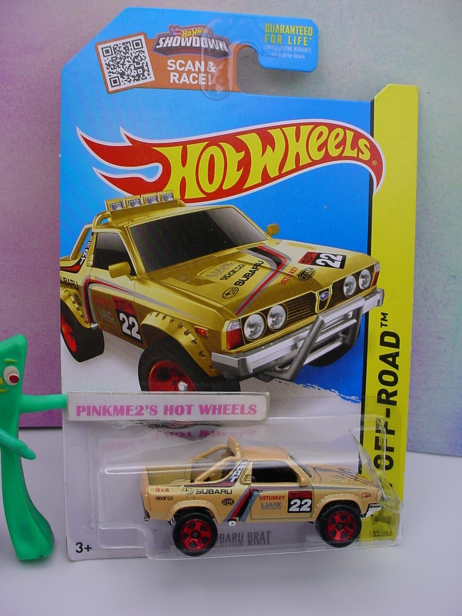 2015 Hot Wheels SUBARU BRAT #123✰Kmart Exclusive sandy brown