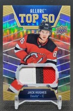 2019-20 Allure Jack Hughes Top 50 Patch /5