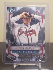 2021 Bowman Chrome Draft - RYAN CUSICK - Draft Night - Braves RC