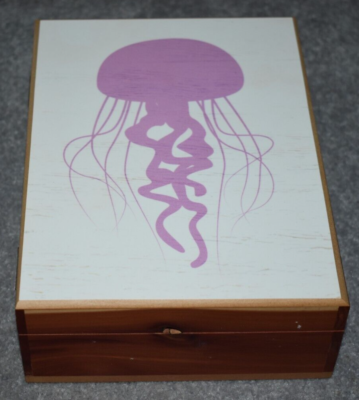 71812 JELLYFISH KEEPSAKE JEWELRY HOME DECOR WOOD CEDAR BOX 6"X8" | eBay 71812 JELLYFISH KEEPSAKE JEWELRY HOME DECOR WOOD CEDAR BOX 6"X8" | eBay
