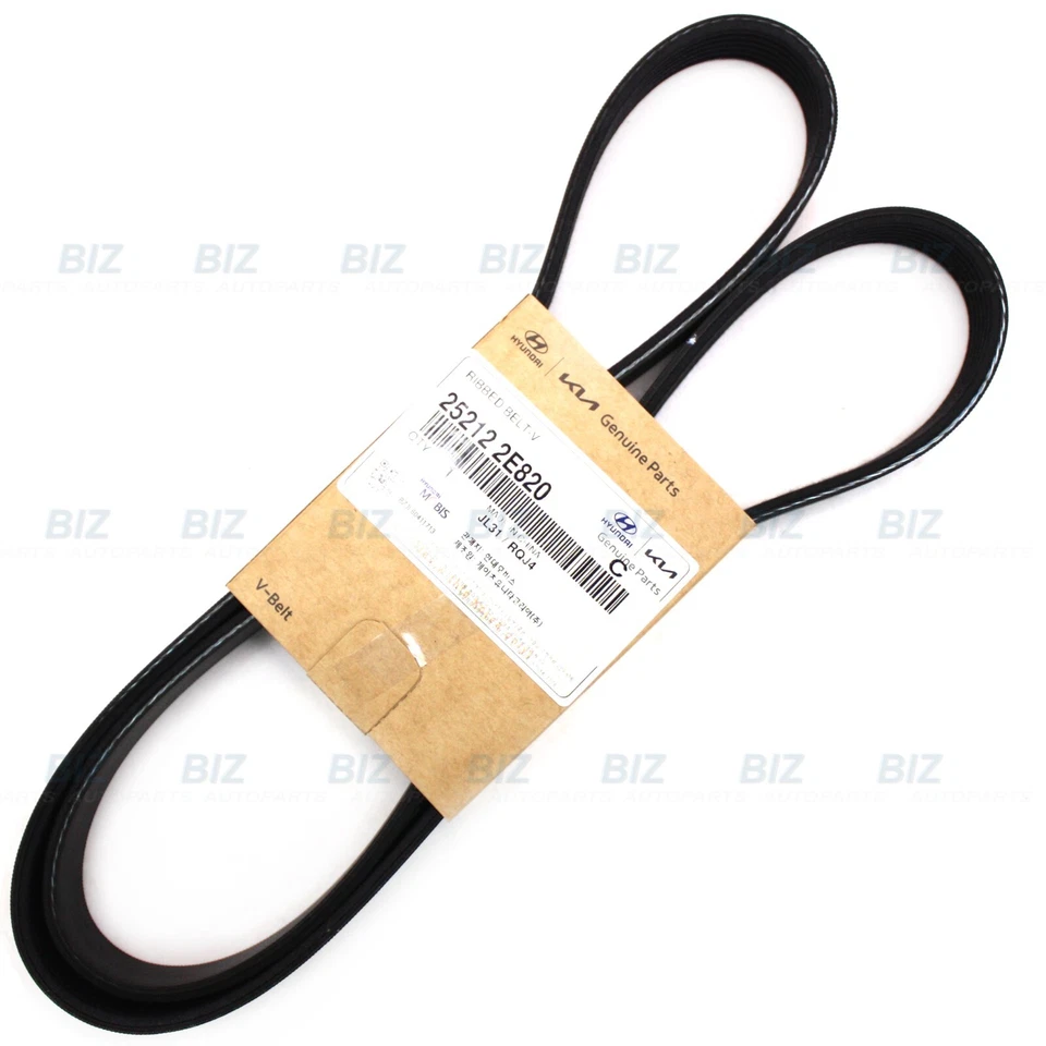 Genuine Serpentine V-Belt for 11-16 Elantra Tucson 12-16 Forte Soul 25212-2E820 Foto 4 de 4
