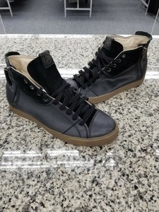 Diesel 93243 para hombres Cuero Negro Tobillo Alto Zapatos Tenis Talla 12  Solo El Valiente | eBay