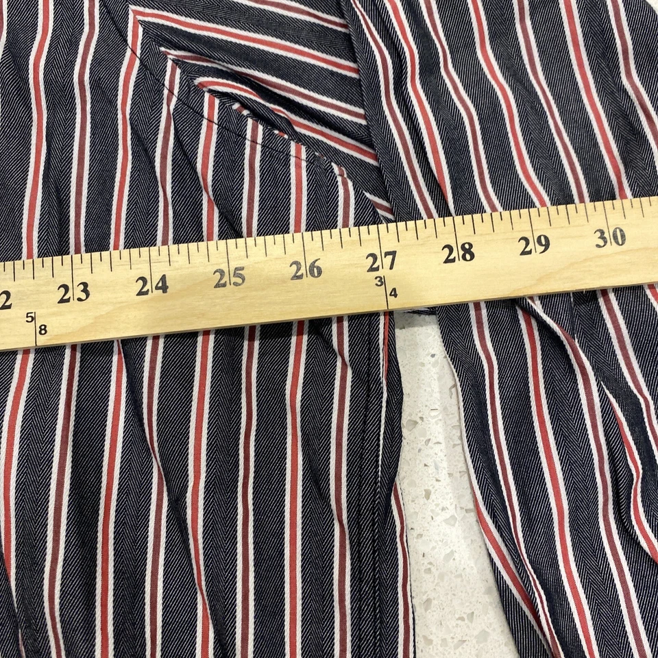 Sean John Mens Purple Black Stripped Long Sleeve Tailored Fit Shirt  Sz 3XL - Image 3 of 4