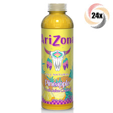 24x Butelki Arizona Smak ananasowy Sok owocowy Koktajl | 20 uncji | 100% naturalny