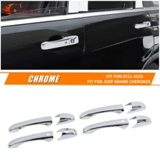 8PCS Chrome Door Handles Covers For Grand cherokee/Durango 2011+ Accessories US