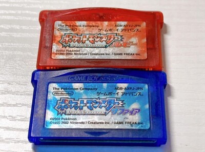 Nintendo Gameboy Advance Pokemon Ruby & Sapphire Japan GBA