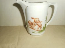 Antique Rose O'Neil Wilson Kewpie Porcelain Creamer Royal Rudolstadt Prussia