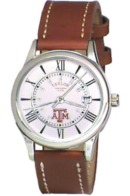 Texas A&M Leather Sport Watch for Men