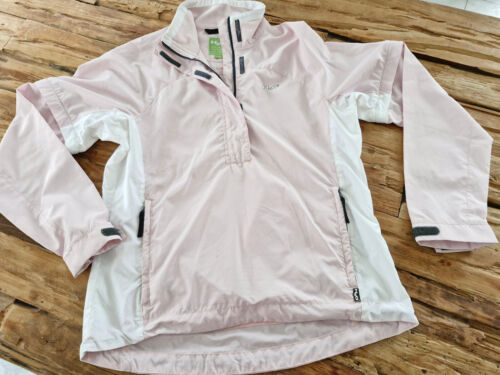 H2O Jacke Damen Windbreaker Golf Regenjacke Gr L rosa weiß - Ärmel abnehmbar