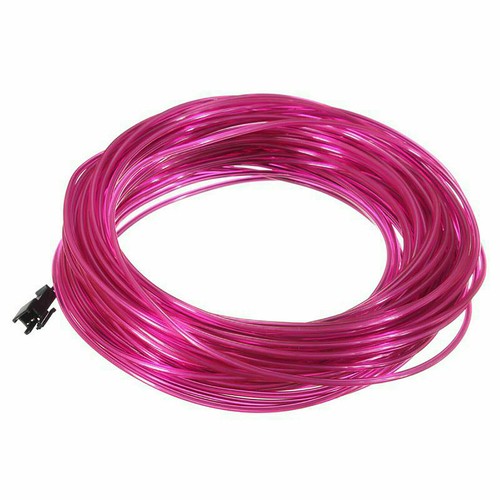 3M Flexible LED Neon Light Glow EL StripTube Wire Rope Battery Cosplay Party TM - Picture 15 of 16