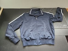 Ralph Lauren lauren Active Windbreaker Jacket Womens medium Navy Blue Full Zip