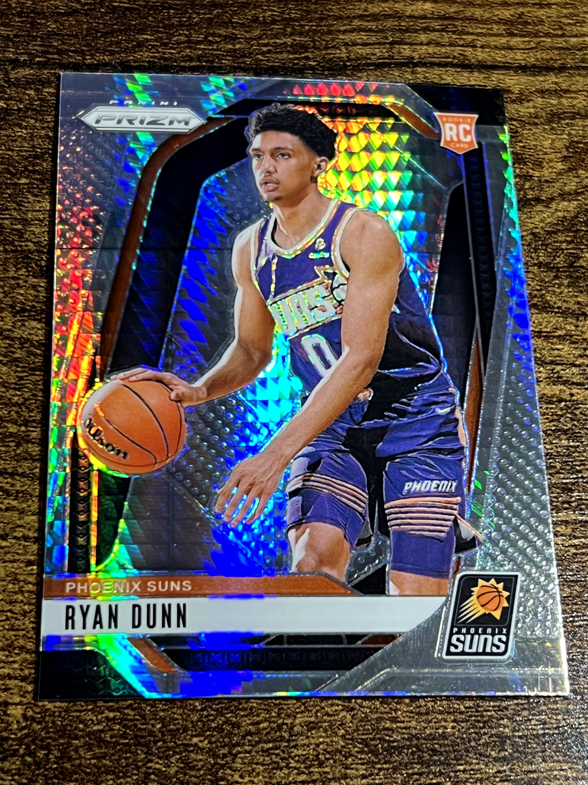 RYAN DUNN 2024-25 Panini Prizm NBA Rookie Silver Hyper Refractor #258 Suns RC