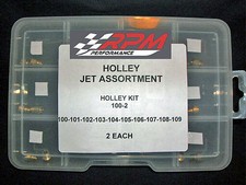 Holley Carburetor 14-32 Gas Main Jets Assortment Kit 100-109 20 Pack 100-2