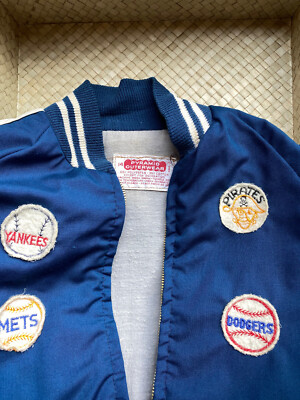 1950s 1960s Baseball Bomber Varsity Jacket Youth 14 Mets