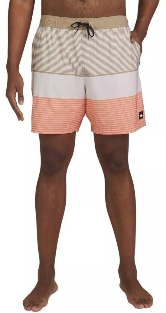 Мужские шорты для плавания Quiksilver Everyday 7 Volley Boardshort в полоску мульти 2XL 4090₽