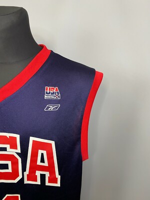 ALLEN IVERSON USA JERSEY VINTAGE BASKETBALL SWINGMAN REEBOK MENS