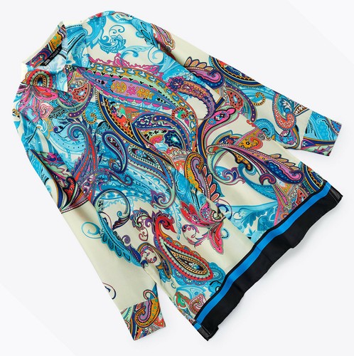 ZARA NEW WOMAN OVERSIZED SATIN-EFFECT 