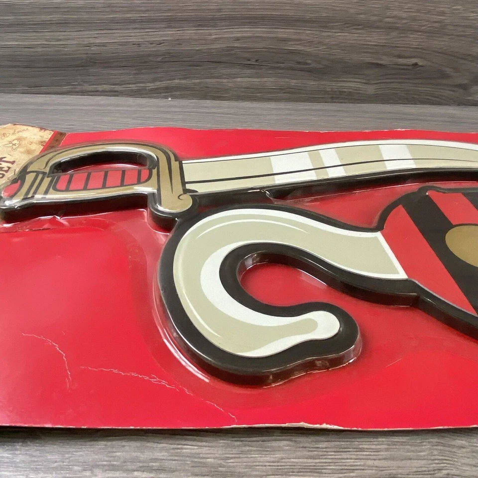 Pirate Sword & Hook Set  Halloween Costume Accessories Cosplay Dress Up New - Image 4 of 4