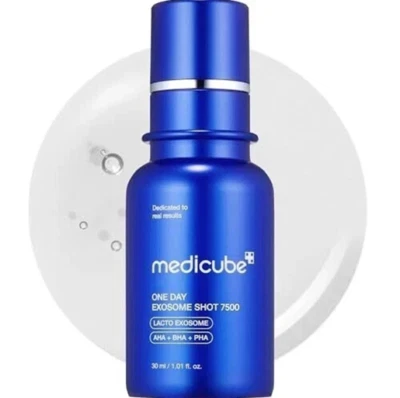 MEDICUBE ONE DAY Exosome Shot 7500 AHA + BHA PHA Pore Care Tightening
