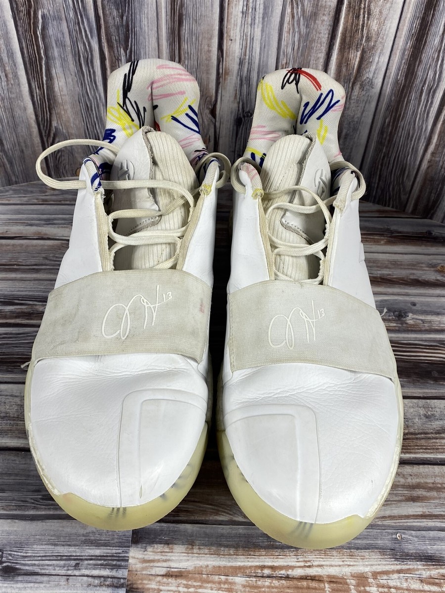 Adidas Harden Vol 3 Doodle Men's 13 Cloud White Boost