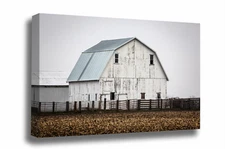 Barn Canvas: Illinois Midwest Farm Country Rustic Rural Landscape Wall Art