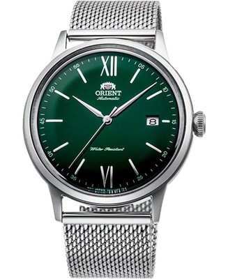 ORIENT Men Analog Automatic Casual Watch Classic Dress Green Dial Waterproof Rou