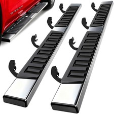 For 09-14 Ford F150 Super Crew Cab 6 Running Boards Side Steps Nerf Bar Ss