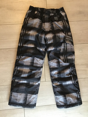 ZEROXPOSUR Skihose Jungen S-8 schwarz weiß Ski/Snowboarden