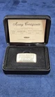 3 oz. Engelhard .999+ Silver Bar W/ Assay Thick Cast poured In Clam Shell