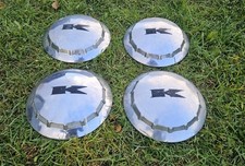 Set Of 4 1952 1953 1954 Kaiser Standard Mantattan Special Deluxe Hubcaps 52 54