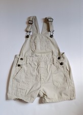 Vintage The Children's Place Short Khaki Overalls Size 24 Months/2T