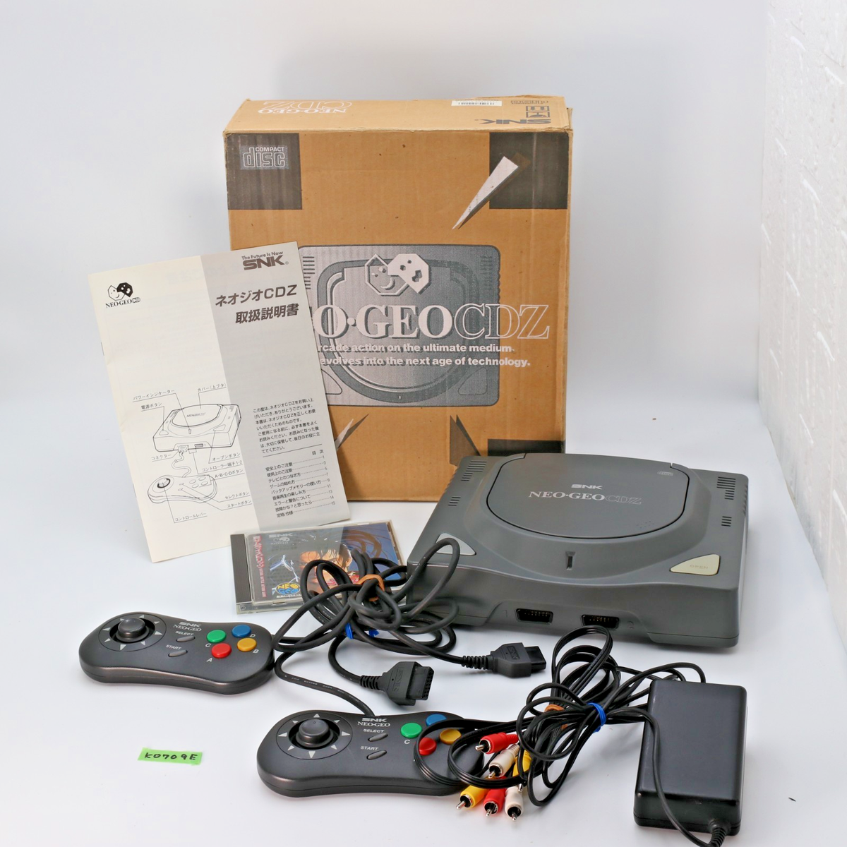 SNK NeoGeo CDZ Console System 1game CD-T02 Boxed Neo Geo Tested