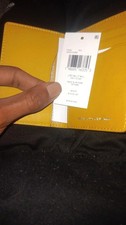 Coach Yellow Wallet & Black Backpack for Men,...