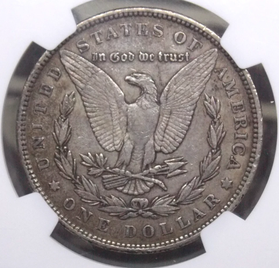 1893 "P" Morgan SILVER Dollar $1 NGC XF45 #013 Extra Fine ECC&C, Inc. - Image 2 of 4