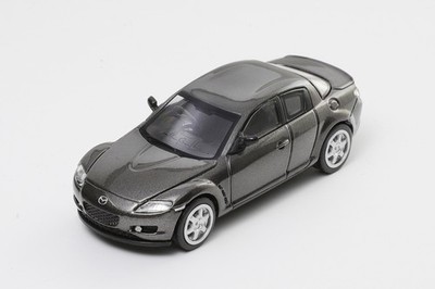 DCT 1/64 Scale Mazda RX-8 Dark Grey Diecast Car Model Toy