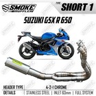 Passend für Suzuki GSXR 600 650 750 Komplettanlage Auspuffanlage