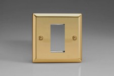 Modular Grid System Brass DataGrid Plate Classic Victorian 1 Space Varilight