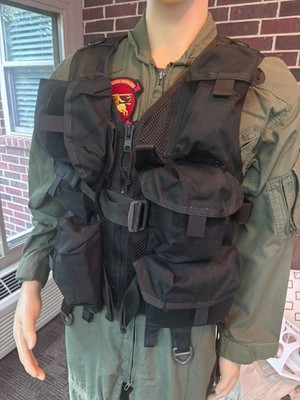 AWS Black Special Operations Gear Medical Trauma Vest - NOS