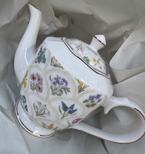 Grace Teaware Porcelain Coffee Pot Teapot Shabby Chic Garden Floral New