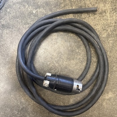 Hubbell CS-8165C 50A Twist Lock Locking Plug 3-Phase, w/ 17  8/4 SOOW Cable