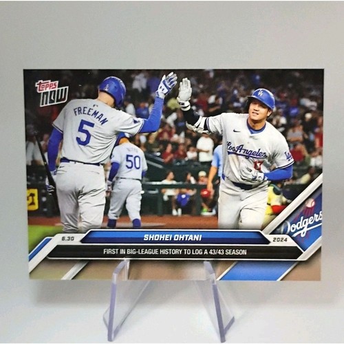 2024 Topps Now - Shohei Ohtani #616 1st With A 43/43 Season SP 15,483 Minted